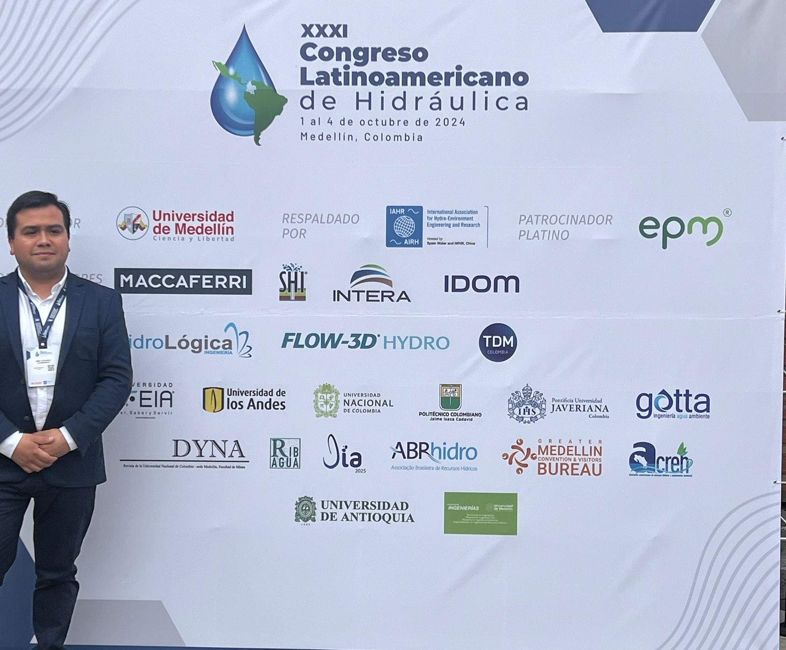 Exitosa participación de Jimmy Gutiérrez en XXXI Congreso Latinoamericano de Hidráulica 2024 image